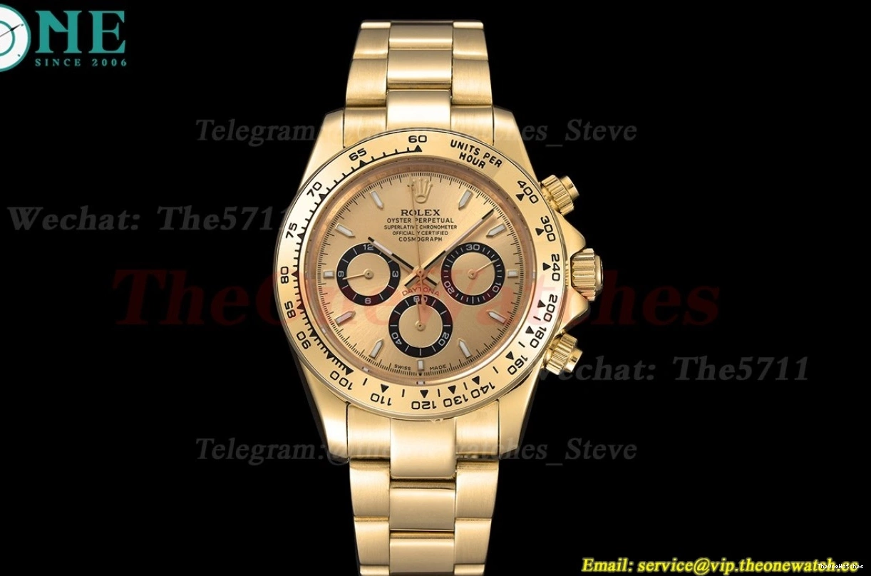 YG GDF Dial Gold 40mm YG Daytona A3836 0303